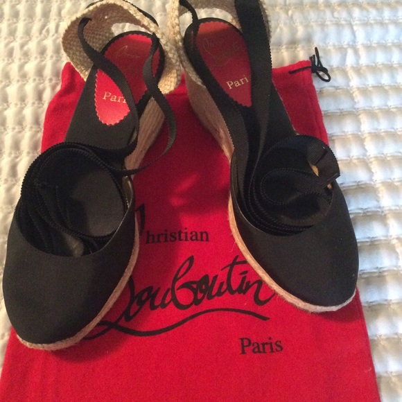 Christian Louboutin Shoes - Christian Louboutin Black espadrilles